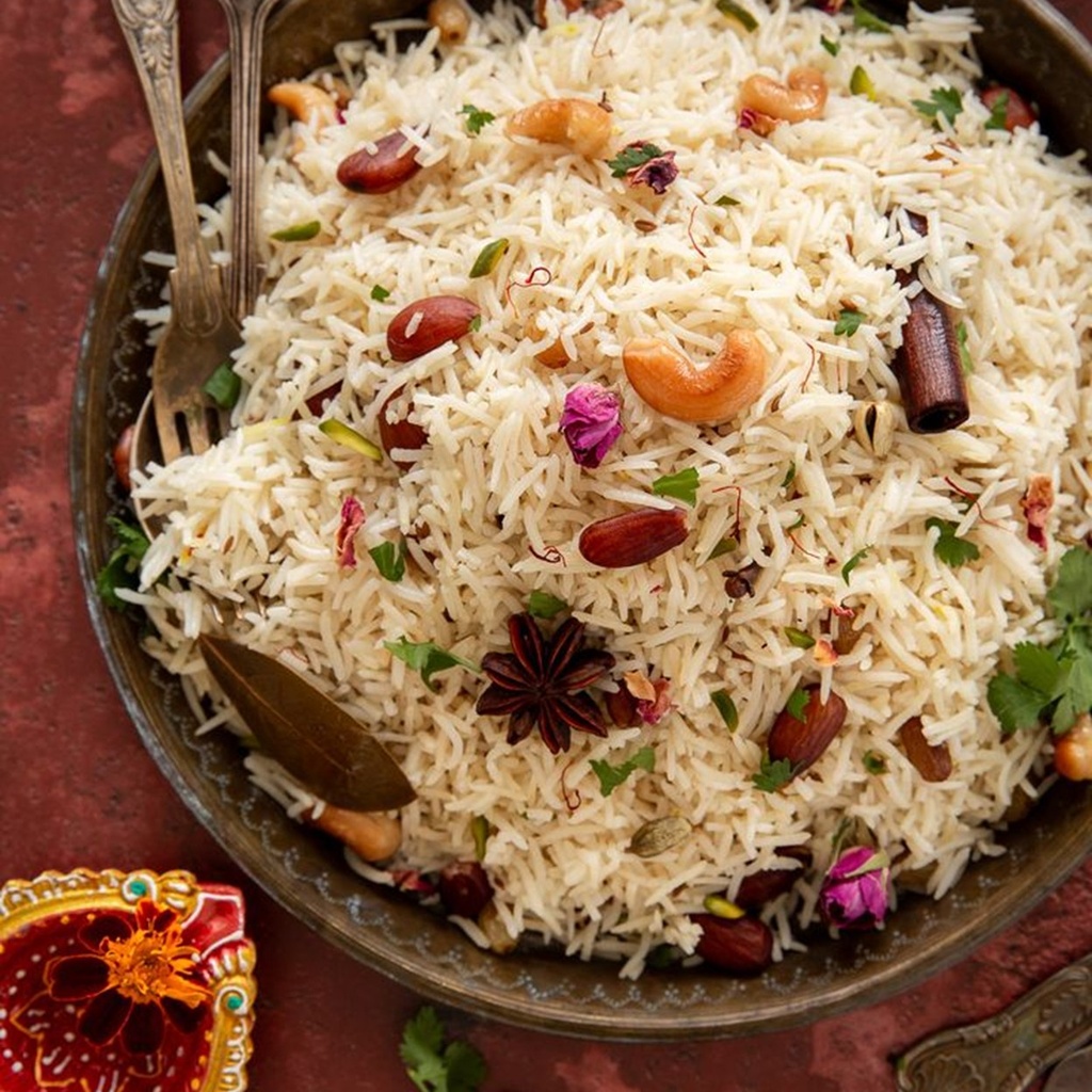 Qabuli Lamb Rice , قابولي لحم