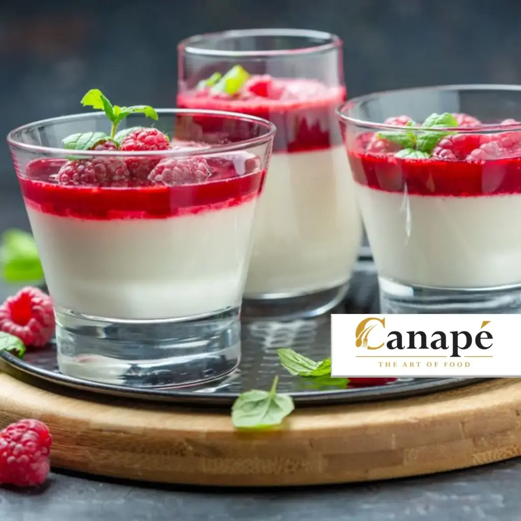 Panna Cotta with Sauce 