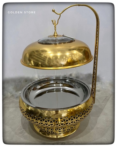 gold chaffing dish