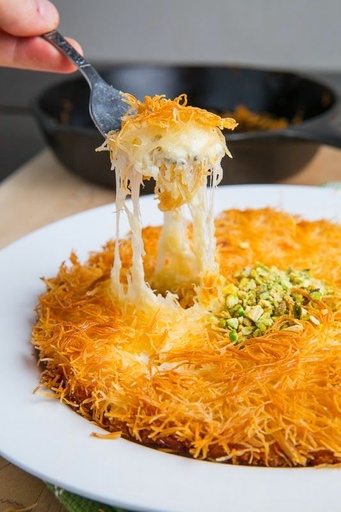 Kunaffa with cheese