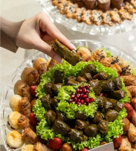 صحن مقبلات مشكلة